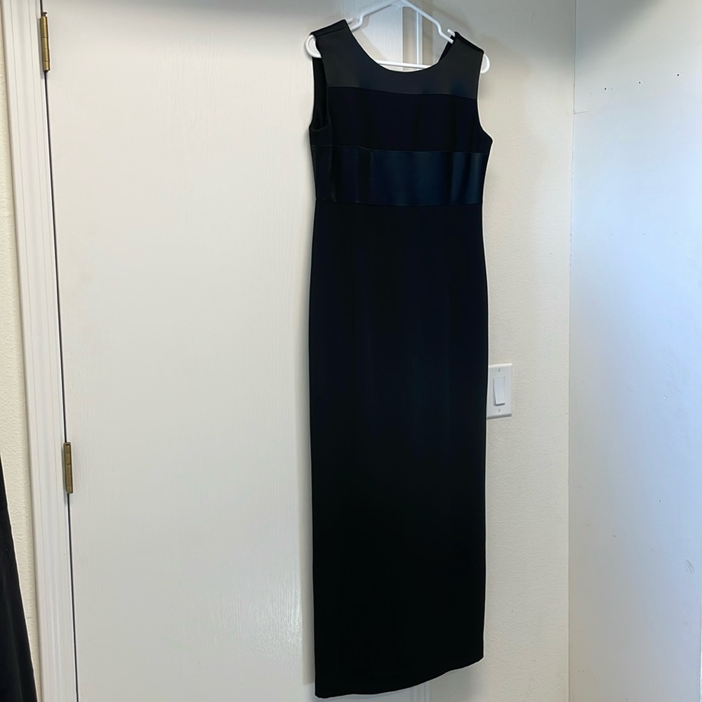 Jones New York Women’s 12 Black Floor Length Elegant Formal Gown Prom
